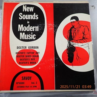 NM Dexter Gordon – New Sounds In Modern Music Vol.2 Savoy XP 8080 7" EP 45 — 第 1/4 张图片