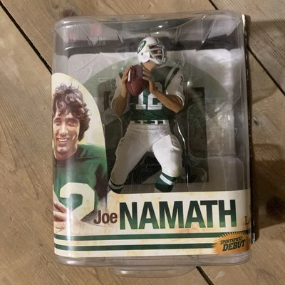 McFarlane's NFL Series 33 Joe Namath #12 New York Jets 2014 Football Figure - Image 1 of 4