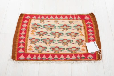 Juego de 5 alfombras Kilim tribales tejidas a mano 2x3 pequeñas Foto 1 de 4