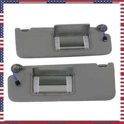 Fit For Honda Pilot 2009-2015 Pair Left & Right Sun Visor w/ Light 83280SZAA01ZA - Image 1 of 4
