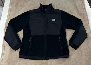 North Face Jacket Women's size Medium Black Fleece Full Zip Preppy Casual - Picture 1 of 13