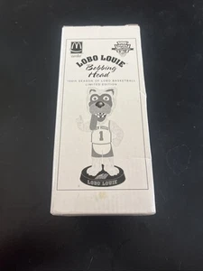 New Mexico Lobos Bobblehead Lobo Louie 100th Basketball Season University NCAA - Picture 1 of 6