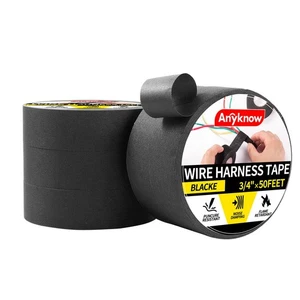 5 Roll 3/4 In X 50FT Wire Harness Cloth Electrical Tape Automotive Self-Adhesive - Picture 1 of 6