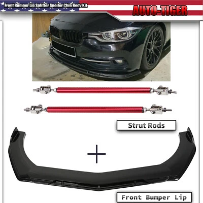 Kit de cuerpo de alerón divisor de labios parachoques delantero para 3 series E92 E90 F30 F31 Foto 1 de 4