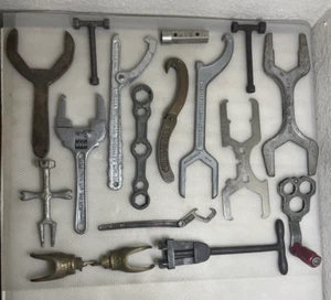 Vintage Antique Lot of Multi-Wrench /Fire Hydrant/Lock Nut/Slip-Lock Nut/Plumber - Picture 1 of 23