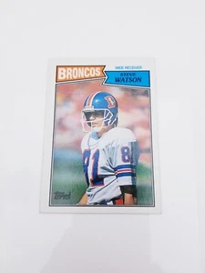 1987 Topps Steve Watson #35 Denver Broncos NFL Football Trading Card - Picture 1 of 2