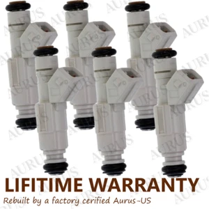 FABRICANTE DE EQUIPOS ORIGINALES Bosch 6 INYECTORES DE COMBUSTIBLE PARA 98-05 Buick Pontiac Oldsmobile Chevy RECARGADOS - Imagen 1 de 5