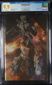 Transformers #13 2024 NYCC CGC 9.9 BTC Foil A Bjorn Barends Virgin Variant COA - Picture 1 of 2