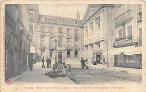 CPA 01 BOURG HOTEL DE VILLE ET HOTEL DE BOHAN - Picture 1 of 1