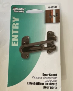 Defender Security Entry Door Guard Security Lock U-10309 Bronze New - Picture 1 of 8