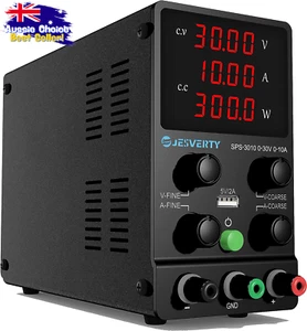 DC Power Supply 30V 10A Variable Adjustable Regulated Bench PSU LED Display - Picture 1 of 12
