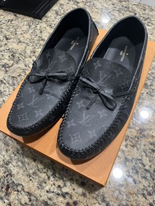 Louis Vuitton Loafer Black Casual Shoes 