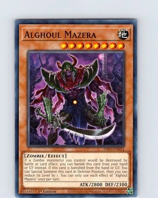 Yu-Gi-Oh TCG Alghoul Mazera DIFO-EN014 1st Edition Common Card NM - Image 1 of 2