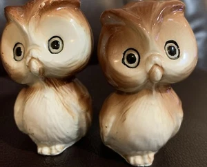 Vintage Owl Salt And Pepper Shaker Set Japan(L2) - Picture 1 of 10