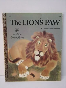 LITTLE GOLDEN BOOK #367 THE LION'S PAW 24pg 2nd Printing - Bild 1 von 4