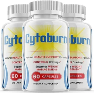 (3 Pack) Cytoburn Keto Capsules - Support Weight Loss, Helps Fat Burn -180 Pills - Picture 1 of 3