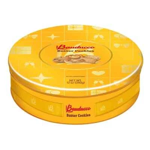Bauducco Assorted Butter Cookies Tin 12 oz Pack of 1 – Traditional Danish Sho... - Picture 1 of 1