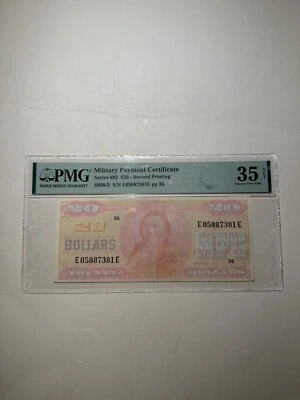 Military Payment Certificate Series 692 $20 Second Printing - Image 1 of 2