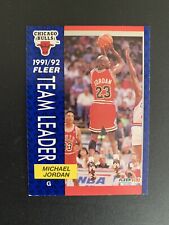 1991-92 Fleer 375 Michael Jordan Bulls Team Leaders