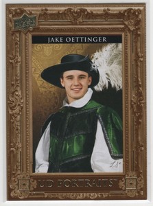 2023-24 Upper Deck Series 1 UD Portraits Jake Oettinger P-9 Dallas Stars