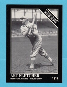 1991 The Sporting News # 490 Art Fletcher -- Giants -- Box 125