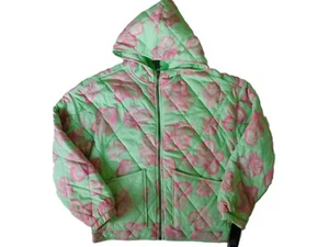 Nueva Chaqueta con Capucha Wild Fable Para Mujer Floral Acolchada con Cremallera Talla S - Imagen 1 de 6
