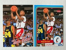 NICK VAN EXEL Lot (2) 2012-13 Fleer Retro base #28 & 1997-98 Ultra insert #ULT3