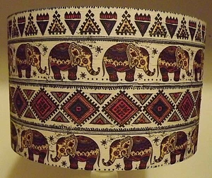 Pantalla de elefante africano, sombra de luz, retro, tribal, regalo gratis del festival - Imagen 1 de 4