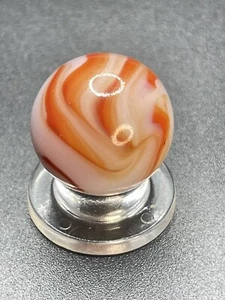 Alley Shooter Flame Swirl Marble Vintage Marbles 0.669” - Picture 1 of 12