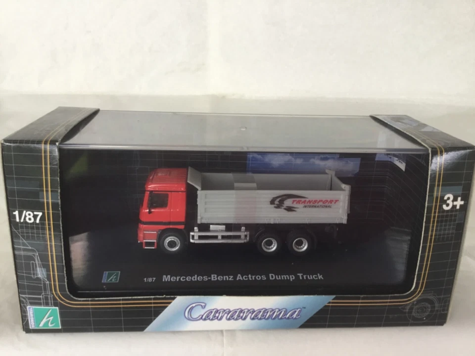 CARARAMA MERCEDES ACTROS DUMP TRUCK 1/87.  NEUF en Boîte - Photo 1/1