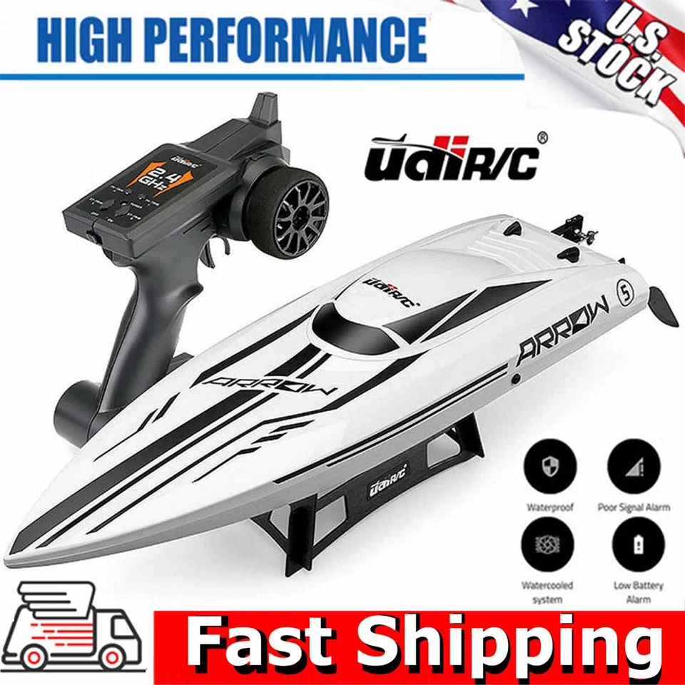 30MPH High Speed RC Brushless Boat 2.4Ghz Racing Remote Control Boat Toy For Kid - Image 1 of 4