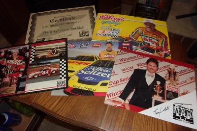 TERRY LABONTE 1997 FAN CLUB HAMILTON COLECCIÓN FOTOS / CARPETAS / ¡MÁS!!! Foto 1 de 3