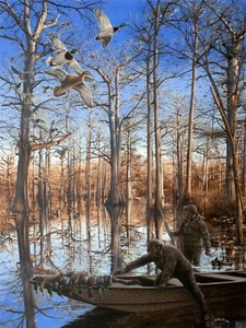 Arkansas Ducks Unlimited Sponsor 2017 impresión firmada AP See You Tomorrow - Pollard - Imagen 1 de 4