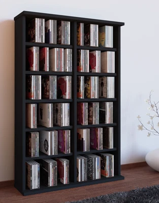VCM® CD/DVD-Turm „Ronul“ für 300 CDs · 7 Farben · Schrank Regal CD-Möbel Rack - Bild 1 von 4