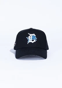 Detroit Lions X Tigers Parody Reference Snapback Hat Black - Picture 1 of 4