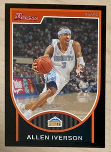 ALLEN IVERSON - 2007-08 Bowman Basketball #33 - DENVER NUGGETS - Picture 1 of 2