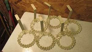 6 Lucite Curtain Tie Backs - Picture 1 of 1