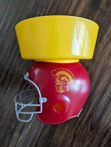 USC SC Trojans Football Helmet Nachos Dish Red Yellow Memorabilia - Picture 1 of 7