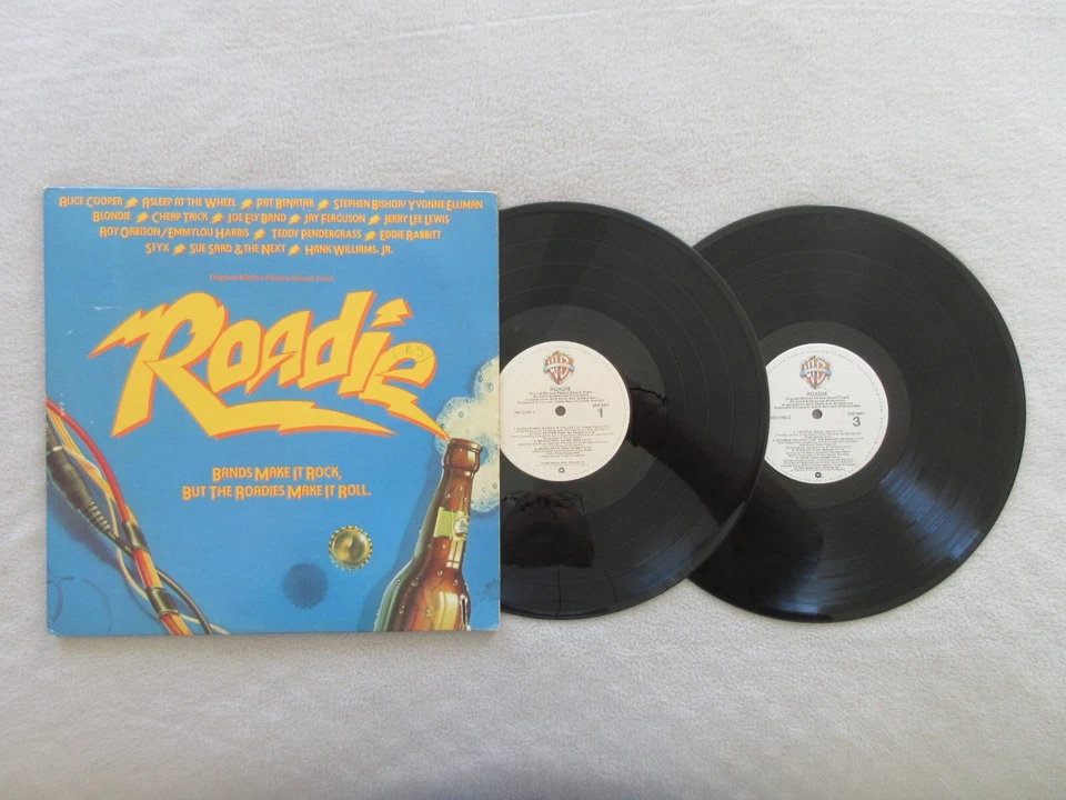 Various ROADIE Soundtrack Vinyl 2XLP WB 2HS 3441 Blondie/Cheap Trick/Styx & More - Image 1 of 4