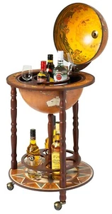 Globusbar Minibar Weltkugel Hausbar Flaschenregal Brulo Pytheas Tischbar 36 cm - Bild 1 von 4