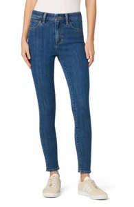 NUOVO! $189 JOE'S JEANS VITA ALTA CURVY SKINNY JEANS ALLA CAVIGLIA ILSA TAGLIA 34 - Foto 1 di 5
