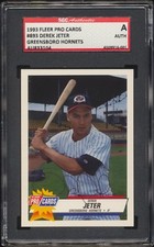 1993 Fleer Procards Derek Jeter #893 Rookie Card Signed AUTO SGC AUTHENTIC