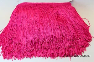 Disfraz de baile con flecos de cadena rosa rosa rosa de 1 yarda 8 - Imagen 1 de 2