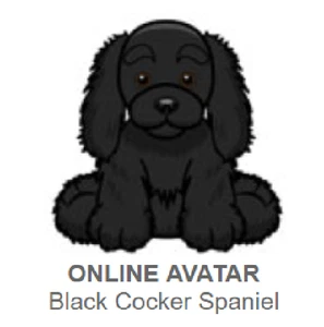 Webkinz Clásico Cocker Spaniel Negro *Solo Código* (~mensaje~) - Imagen 1 de 3