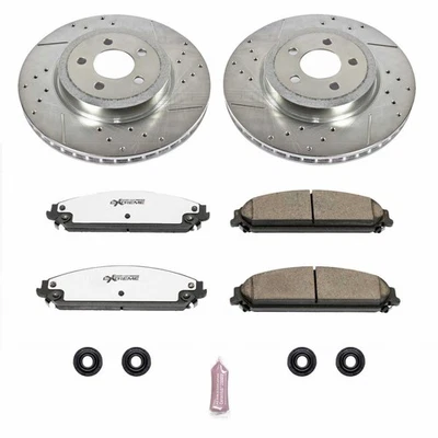 Power Stop Brake Kit For Dodge Challenger 2009-2020 - Front Z26 Street Warrior Foto 1 de 4