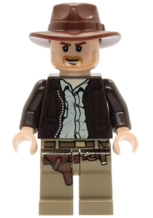 LEGO® Minifig iaj001 - Indiana Jones - Chaqueta marrón oscuro Foto 1 de 1