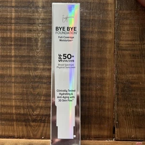 It Cosmetics 2523626 Bye Bye Foundation 1 Oz Moisturizer - Medium NEW - Picture 1 of 3