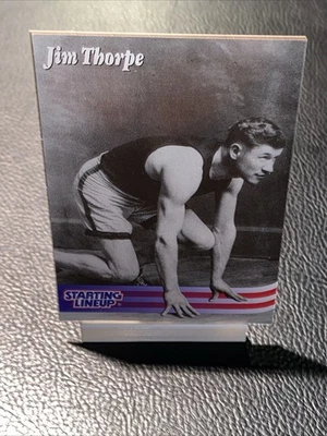 JIM THORPE 1996 KENNER STARTING LINEUP CARD TIMELESS LEGENDS - OLYMPICS - Image 1 of 2