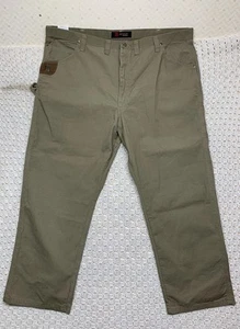 Wrangler RIGGS Ripstop Ranger Carpenter Pants Men’s 48x30 Beige Relaxed Fit Hiki - Picture 1 of 9