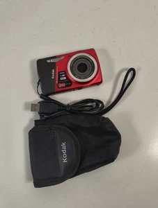 Faulty Kodak Easyshare Red Digital Camera M530 12mp with Case - SEE DESCRIPTION - Picture 1 of 4